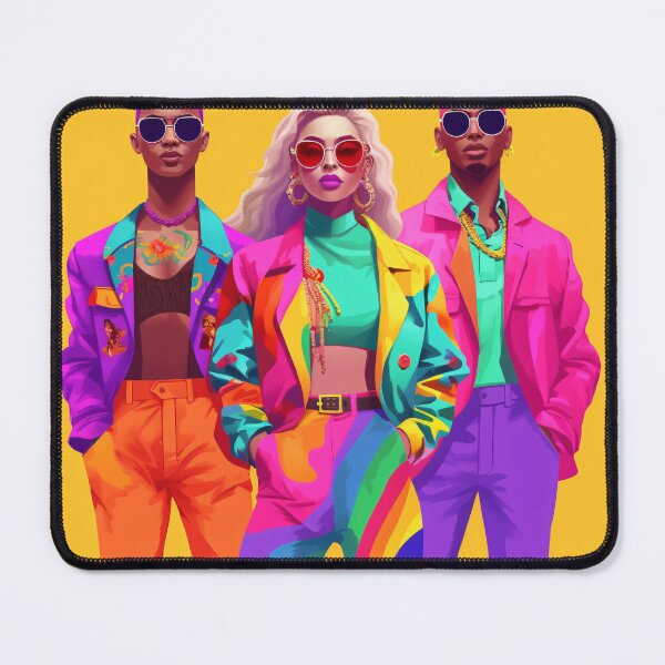 Item preview, LGBTQ+ individuals expressing their true selves through fashion, showcasing unique styles and celebrating individuality with a colorful and bold art style (#9) designed and sold by diverseme.