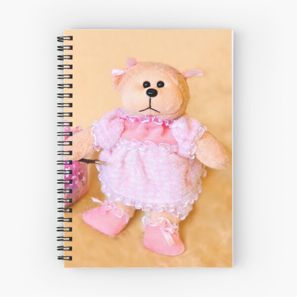 Item preview, Little plush toy Frilly with her frilly romper suit, pink ribbons and pink bag designed and sold by Mark ODwyer.