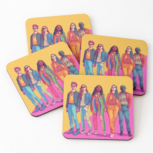 Item preview, LGBTQ+ individuals expressing their true selves through fashion, showcasing unique styles and celebrating individuality with a colorful and bold art style (#10) designed and sold by diverseme.