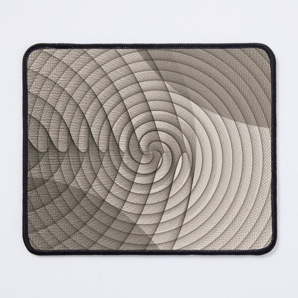 Item preview, Monochrome Traveling Circles Algorithmic Art Print designed and sold by Jim Plaxco.