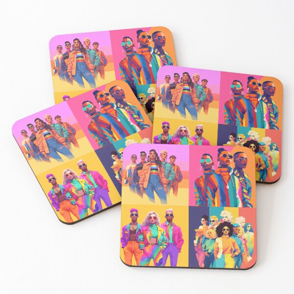 Item preview, Copy of LGBTQ+ individuals expressing their true selves through fashion, showcasing unique styles and celebrating individuality with a colorful and bold art style (#10) designed and sold by diverseme.