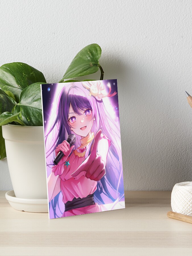 Ai Hoshino Oshi no Ko Anime girl Trending Art Board Print for Sale by  Spacefoxart
