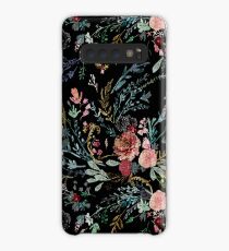 Midnight Floral Case/Skin for Samsung Galaxy