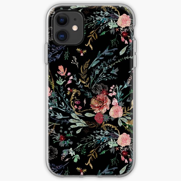 Midnight Floral iPhone Soft Case