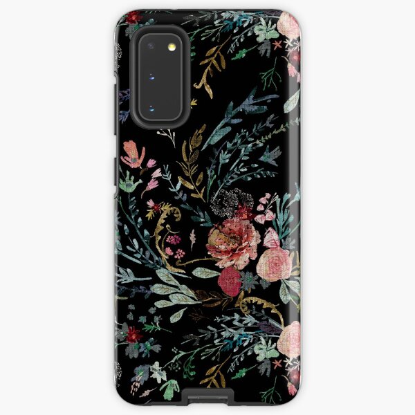 Midnight Floral Samsung Galaxy Tough Case