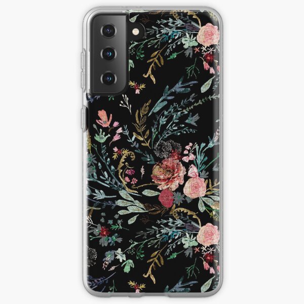 Midnight Floral Samsung Galaxy Soft Case