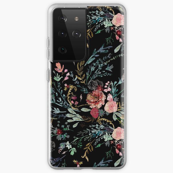 Midnight Floral Samsung Galaxy Soft Case