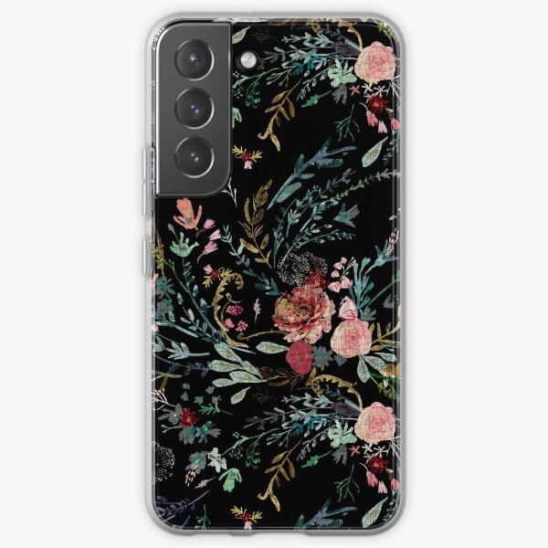 Midnight Floral Samsung Galaxy Soft Case