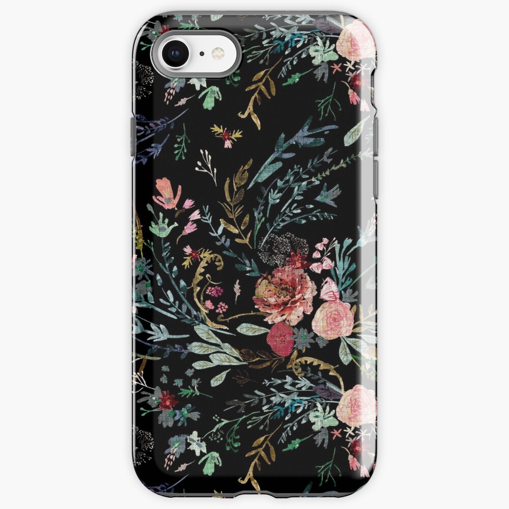 Midnight Floral iPhone Case & Cover