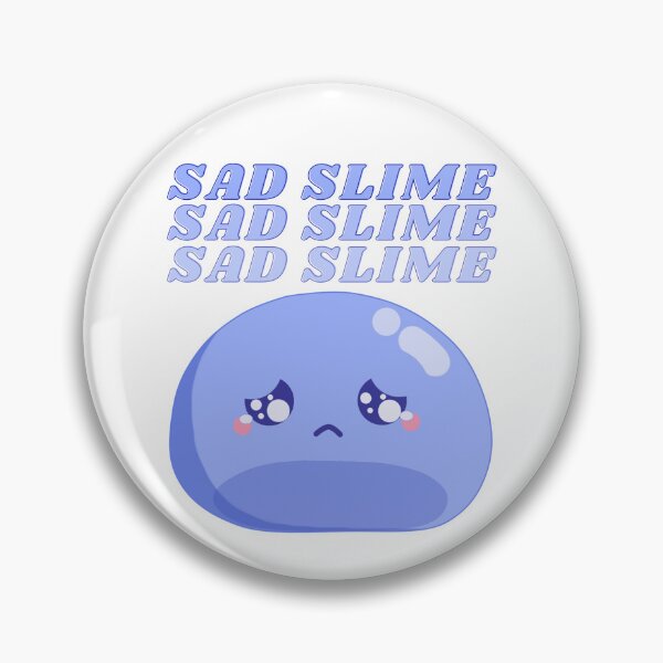 Item preview, Sad Slime - blue slime designed and sold by Andy-Style.