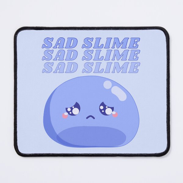 Item preview, Sad Slime - blue slime designed and sold by Andy-Style.