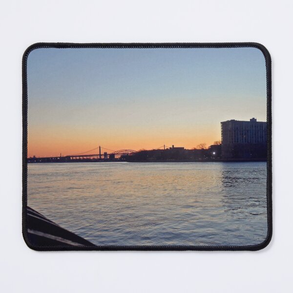 Item preview, New York City Sunrise - View of the Bridge - Photography designed and sold by SeraphimDesigns.