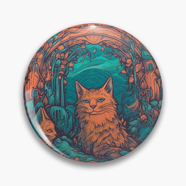 Item preview, Psychedelic Cat On A Mystical Quest designed and sold by AlanPhotoArt.