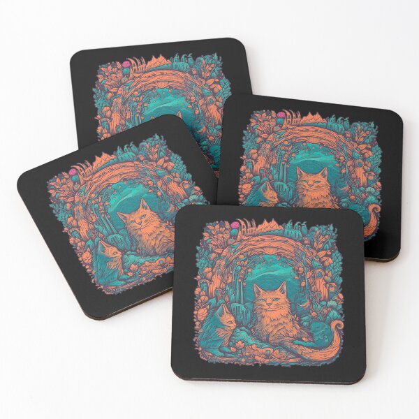 Item preview, Psychedelic Cat On A Mystical Quest designed and sold by AlanPhotoArt.