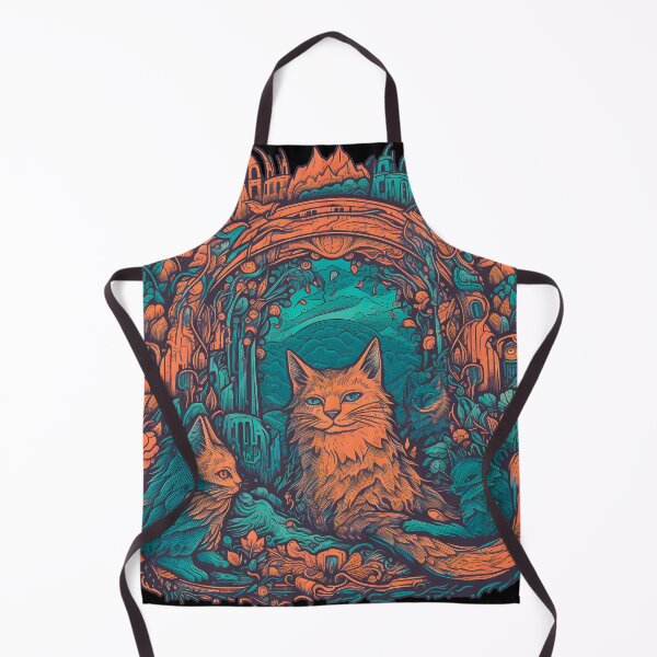 Item preview, Psychedelic Cat On A Mystical Quest designed and sold by AlanPhotoArt.