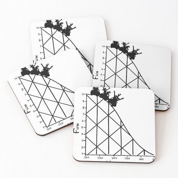 Item preview, Coaster Fun Graph designed and sold by parkineer.