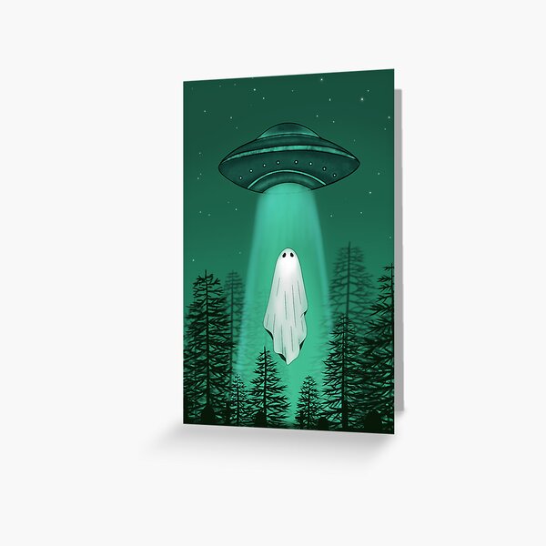 Item preview, UFO Ghost! designed and sold by adtrheather.