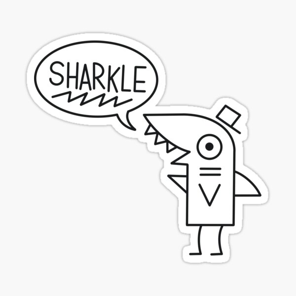 Artikel-Vorschau von Winkendes Sharkle-Symbol, designt und verkauft von lditko.