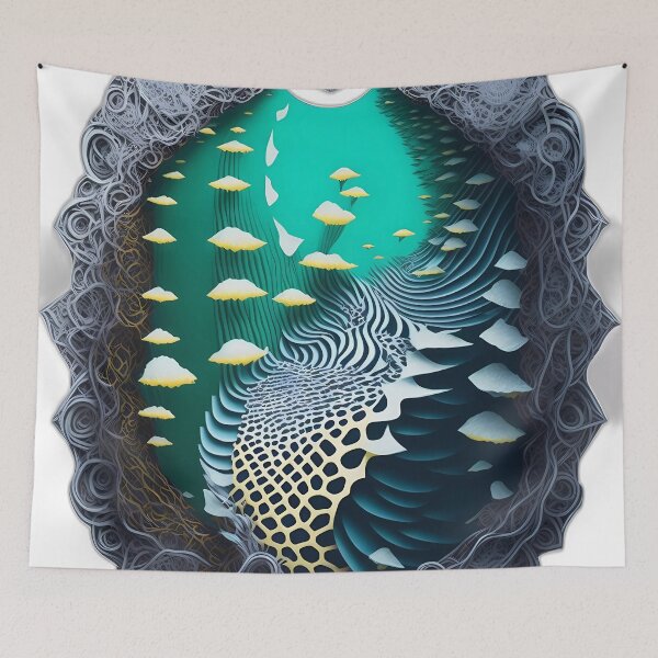 Item preview,  Organic Optical Labyrinth designed and sold by Transelasticart.