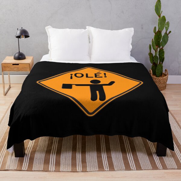 Item preview, Flagger Construction Road Sign Funny! Ole! designed and sold by Smorano7.