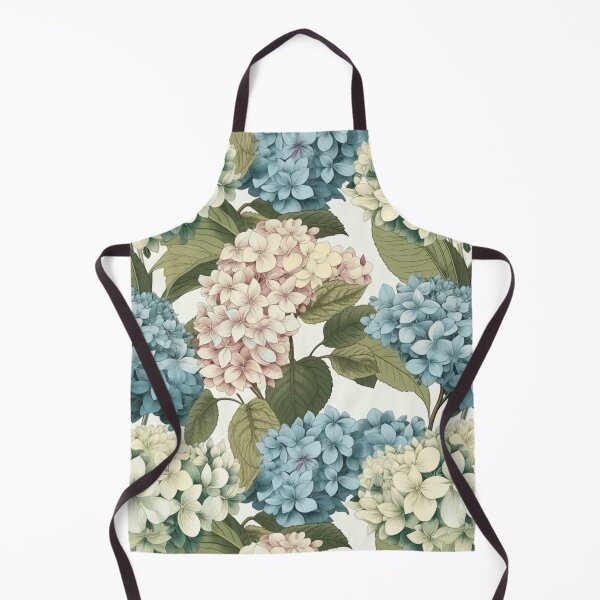 Item preview, Blue and Pink Vintage Hydrangeas designed and sold by PlumariCo.
