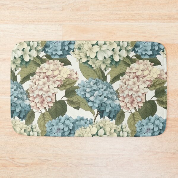 Item preview, Blue and Pink Vintage Hydrangeas designed and sold by PlumariCo.