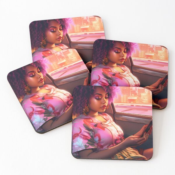 Item preview, Black Lofi Girl, African American Woman, Chill and relax designed and sold by MeatLuvers.