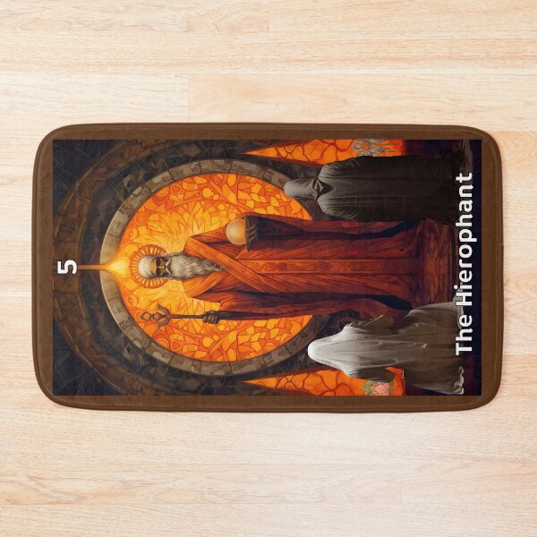 Item preview, Lunar Halo Tarot: The Hierophant designed and sold by lunarhalomedia.