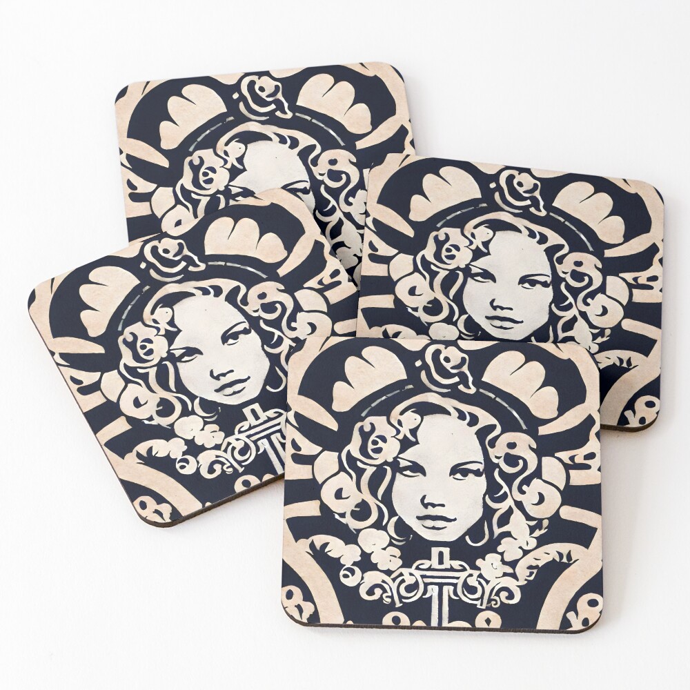Item preview, Coasters (Set of 4) designed and sold by Riceworld.