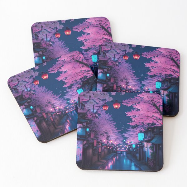 Item preview, Ginkaku ji Kyoto Beautiful Neon Street designed and sold by AiArtMerch.