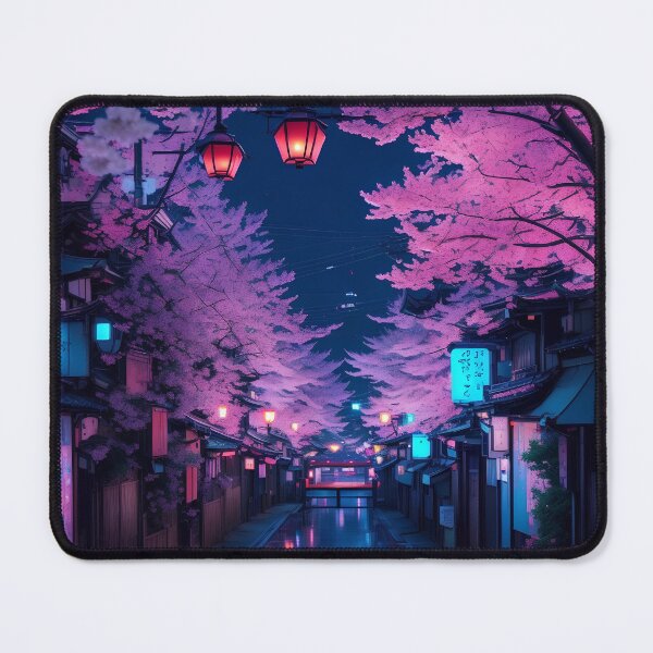 Item preview, Ginkaku ji Kyoto Beautiful Neon Street designed and sold by AiArtMerch.