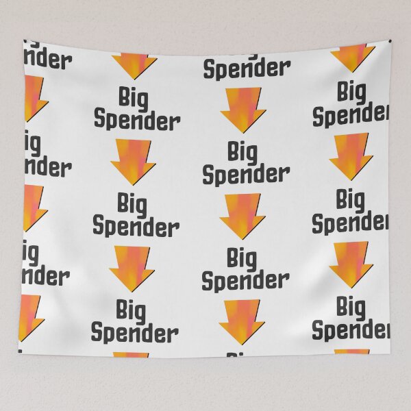 Item preview, Big Spender t-shirt and sticker design by DozyJov designed and sold by DozyJov.