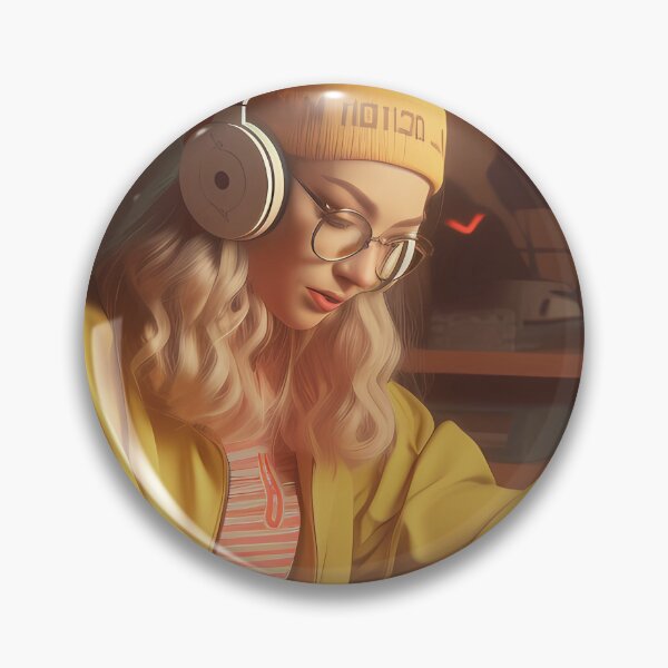Item preview, Anime Lofi Girl, Chill and relax, incense and candles, DJ, the club designed and sold by MeatLuvers.
