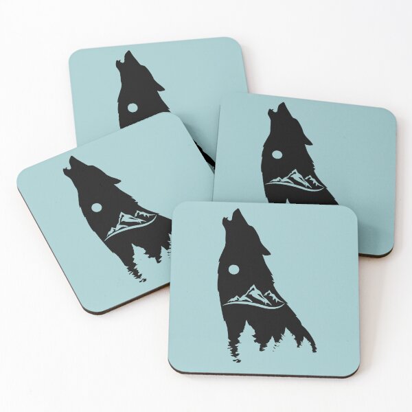 Item preview, Wildlife - Howling Wolf (Forest - Spruce) designed and sold by RoseCandi.