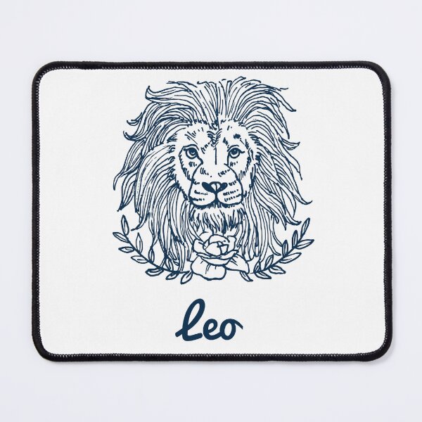 Item preview, Leo Zodiac Horoscope Lion Faces with Flower Sign and Name designed and sold by activlifewear.