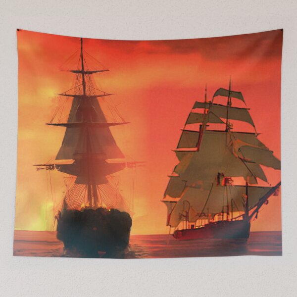 Item preview, Two Ships Passing in the Night designed and sold by Sanctum Icons.