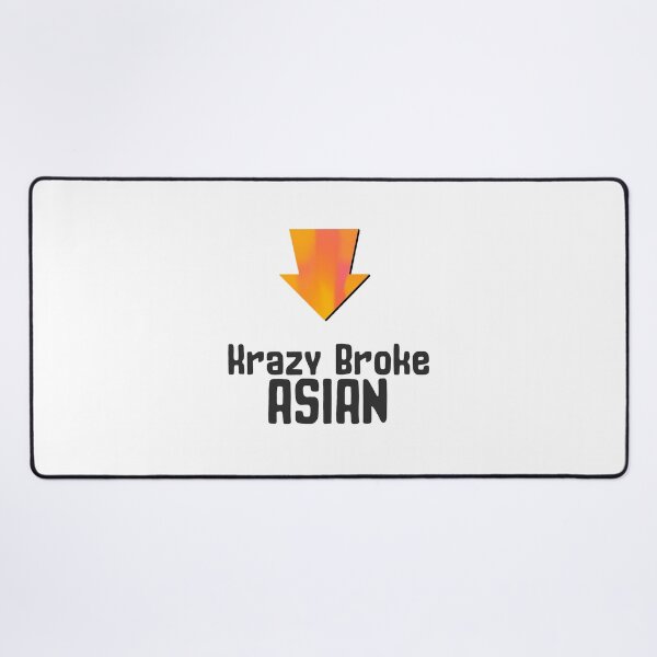 Item preview, Krazy Broke Asian t-shirt and sticker design by DozyJov designed and sold by DozyJov.