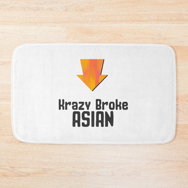 Item preview, Krazy Broke Asian t-shirt and sticker design by DozyJov designed and sold by DozyJov.