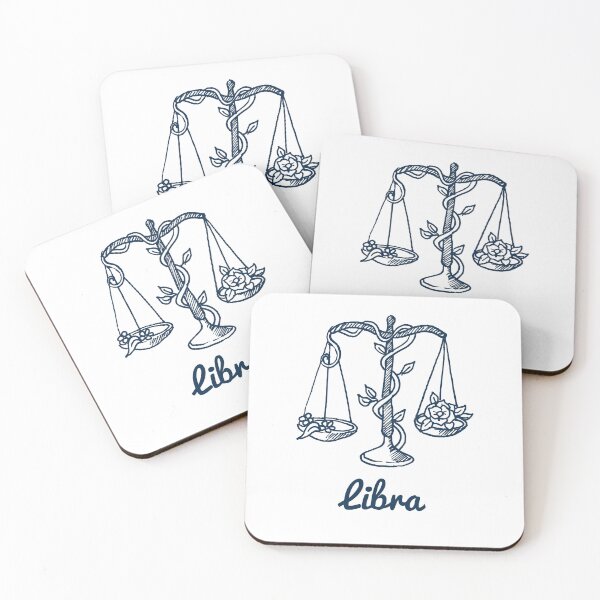Item preview, Libra Zodiac Horoscope with weighing device with Flower Sign and Name designed and sold by activlifewear.