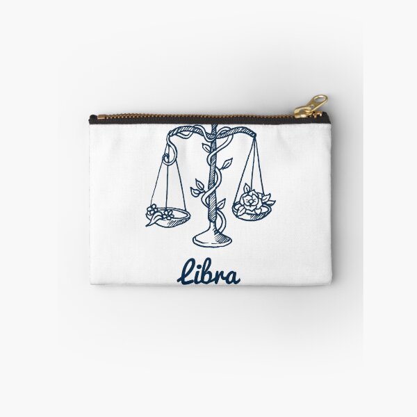 Item preview, Libra Zodiac Horoscope with weighing device with Flower Sign and Name designed and sold by activlifewear.