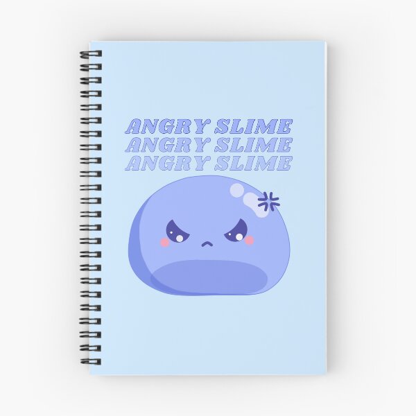 Item preview, Angry Slime - blue slime designed and sold by Andy-Style.