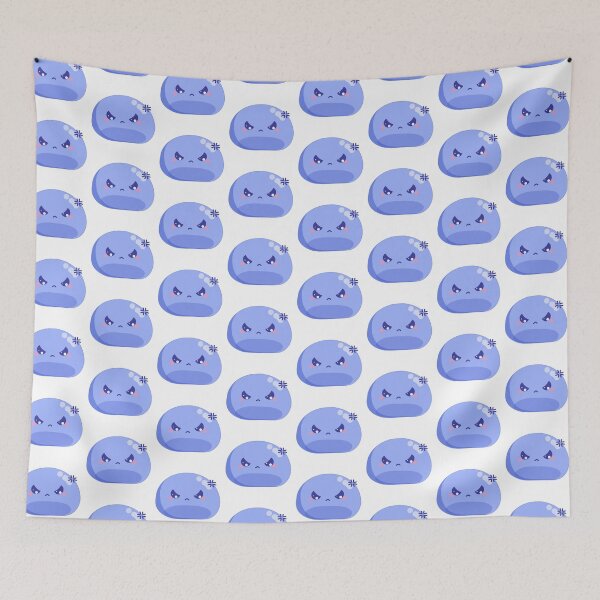 Item preview, Angry Slime - blue slime designed and sold by Andy-Style.