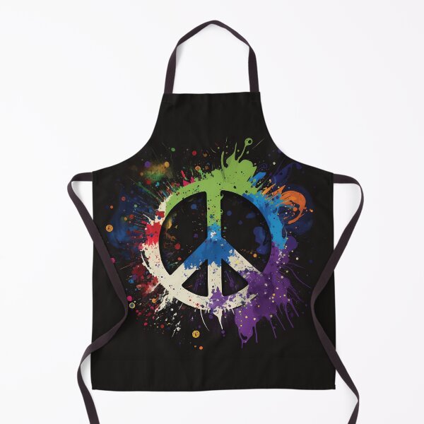 Artikelvorschau, Colorful Peace Symbol | Artistic Paint Splatters | Peaceful Vibes entworfen und verkauft von PopPopGfx.