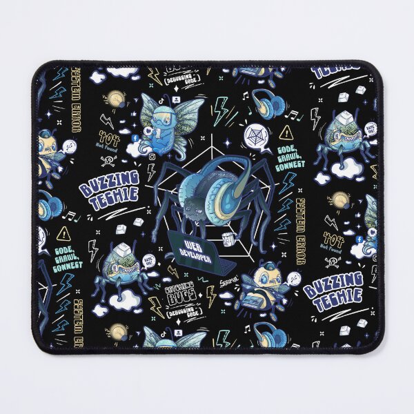 Item preview, Buzzing Techie designed and sold by SPIRIMAL.