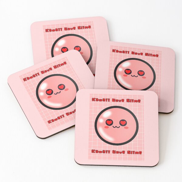 Item preview, Kawaii Love Slime Stickers designed and sold by LavanderChiyou.