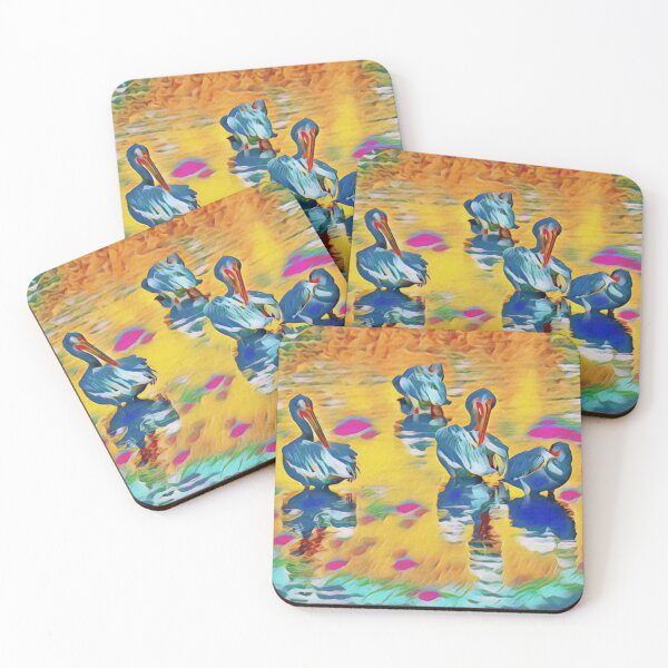 Item preview, Pelicans In A Vibrant Sunset designed and sold by Heathermarie321.