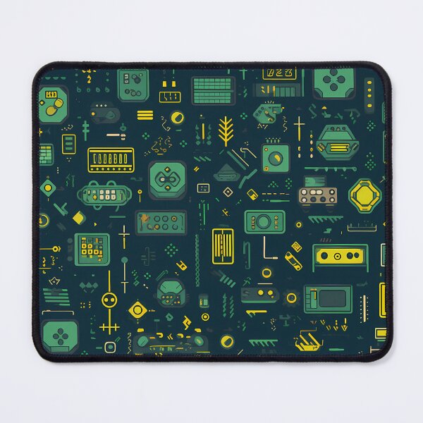 Item preview, Tech Symbols Pattern – Seamless designed and sold by GalacticLabs.