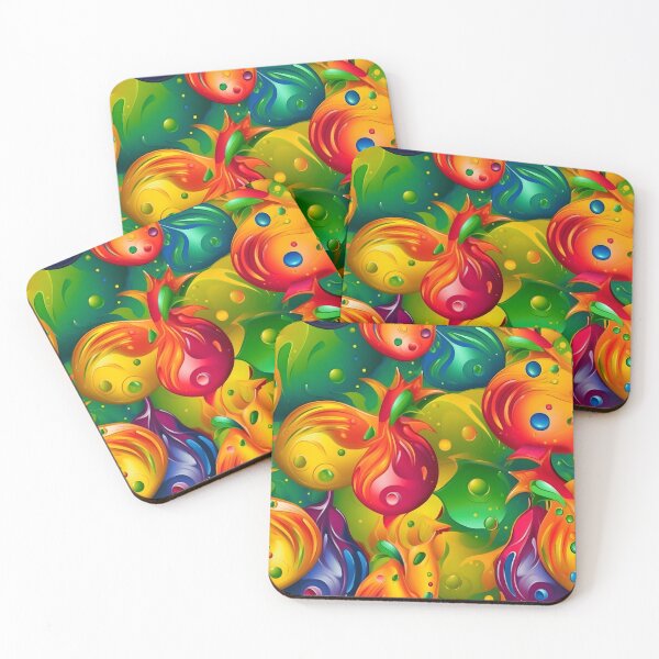 Item preview, Colorful Abstract Blobs – Seamless designed and sold by GalacticLabs.