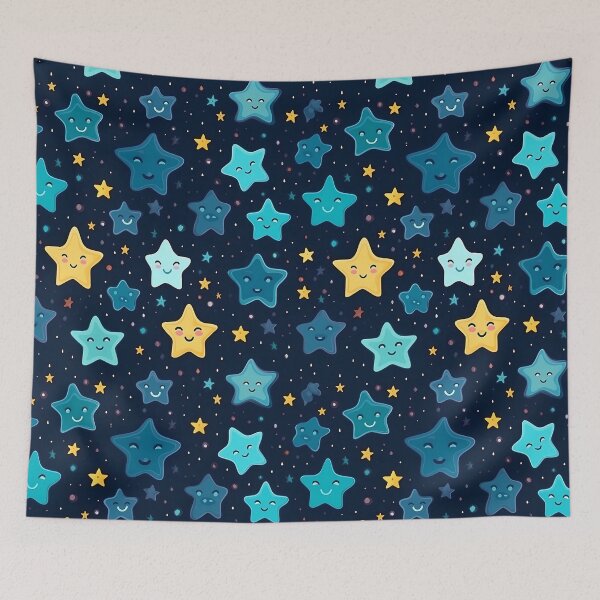 Item preview, Cute Starry Night – Seamless designed and sold by GalacticLabs.