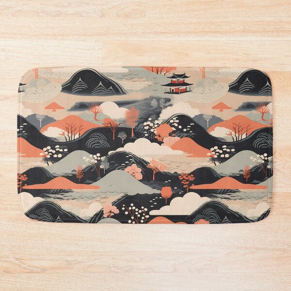 Item preview, Lofi Minimalist Japanese Pattern – Seamless designed and sold by GalacticLabs.